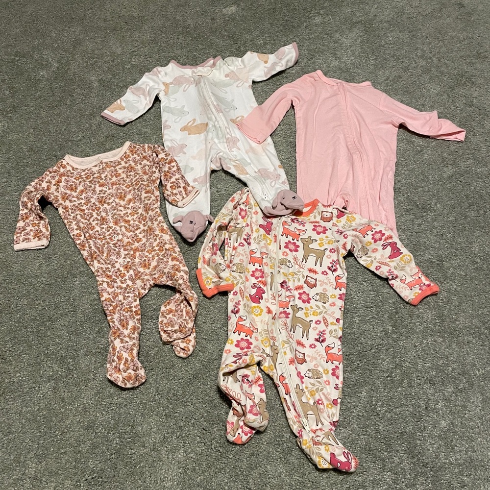 Bundle of 4 Sleepers - 0-3 Months